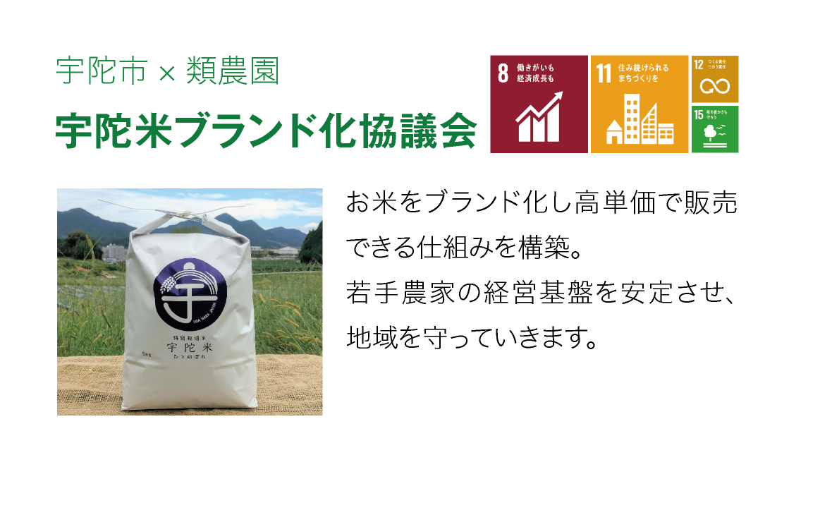 宇陀市×類農園 宇陀米ブランド化協議会