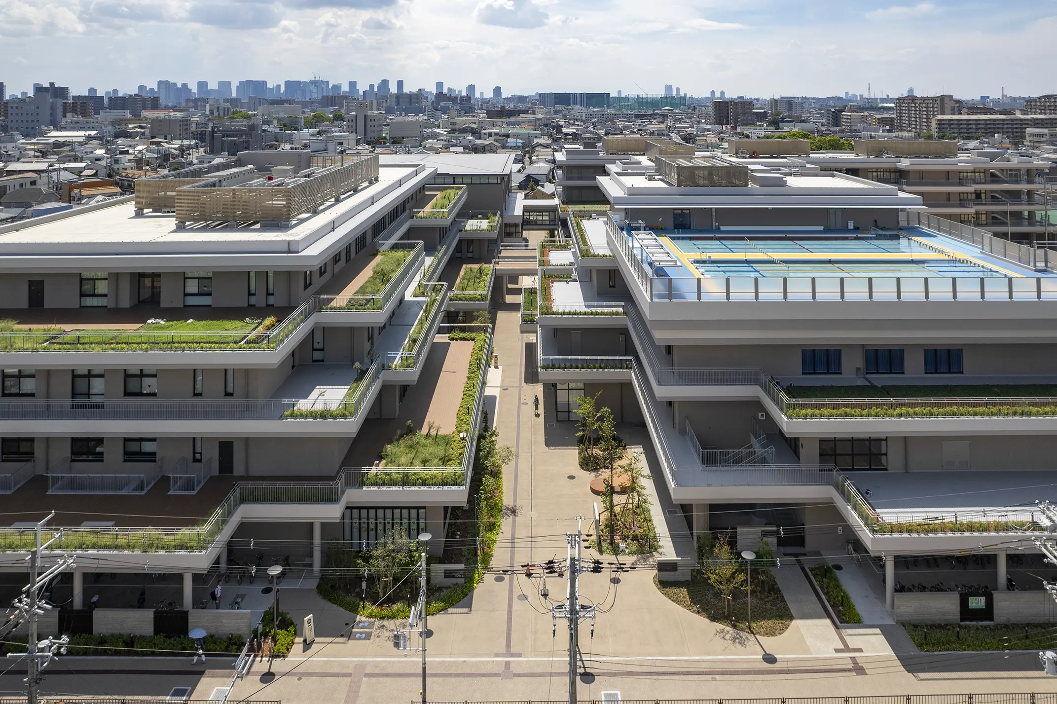 豊中市立庄内さくら学園/
豊中市庄内コラボセンター「ショコラ」
