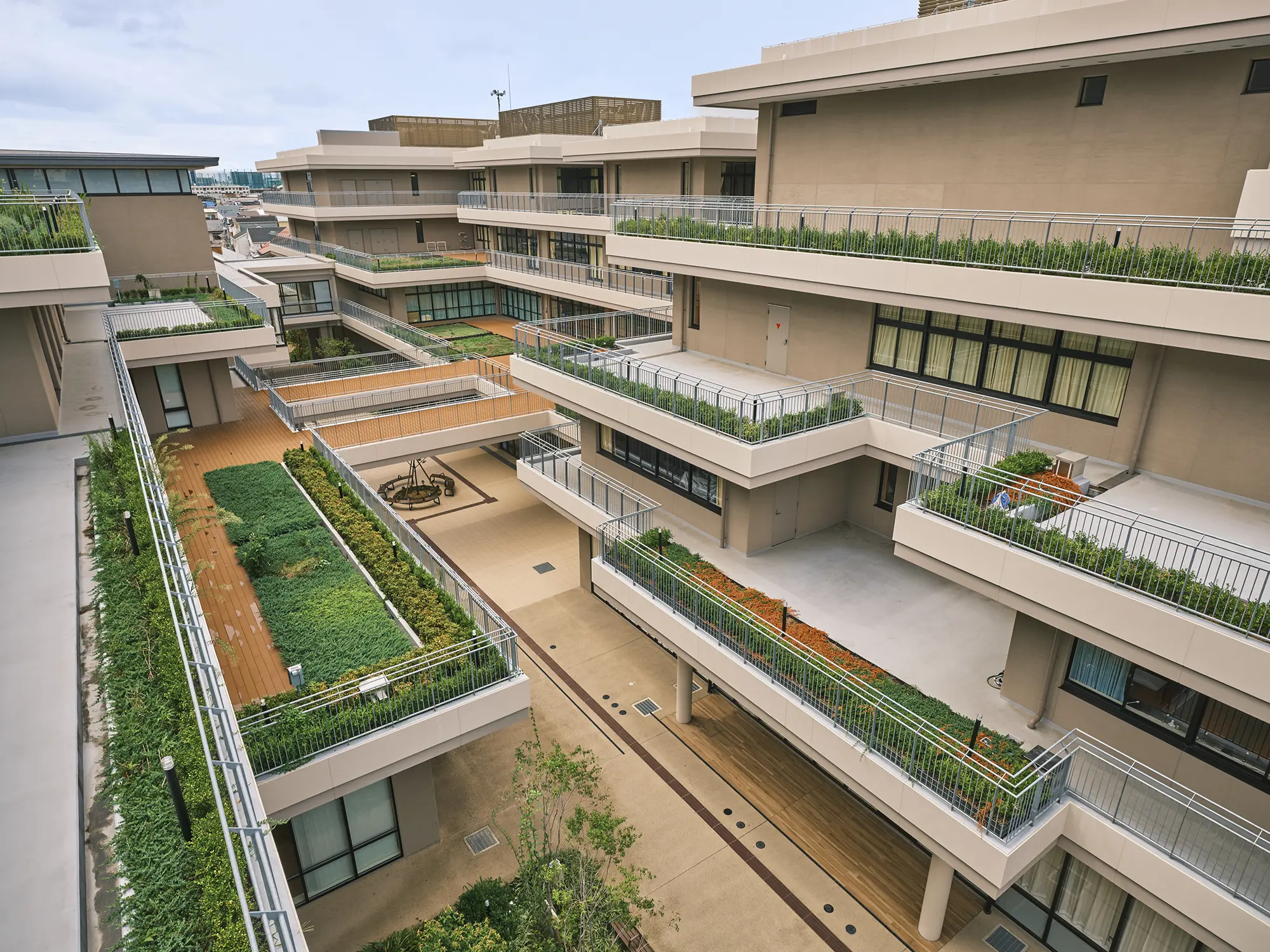 あいさつロードの俯瞰