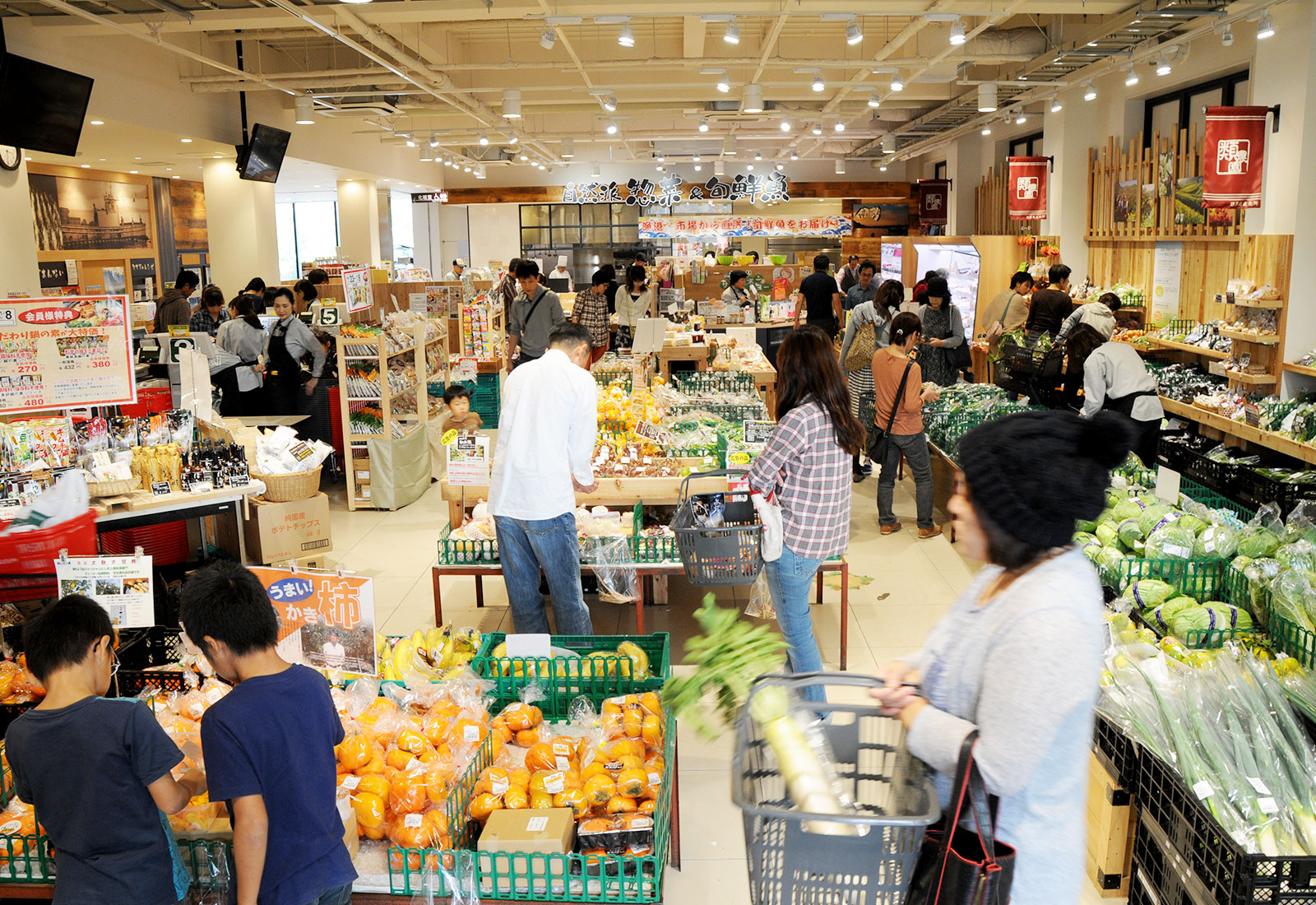 類農園直売所 店内写真