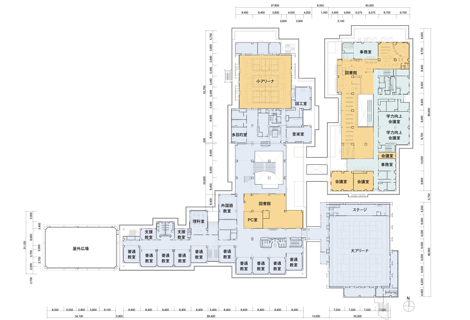 計画_03_平面｜2F(1：1500).