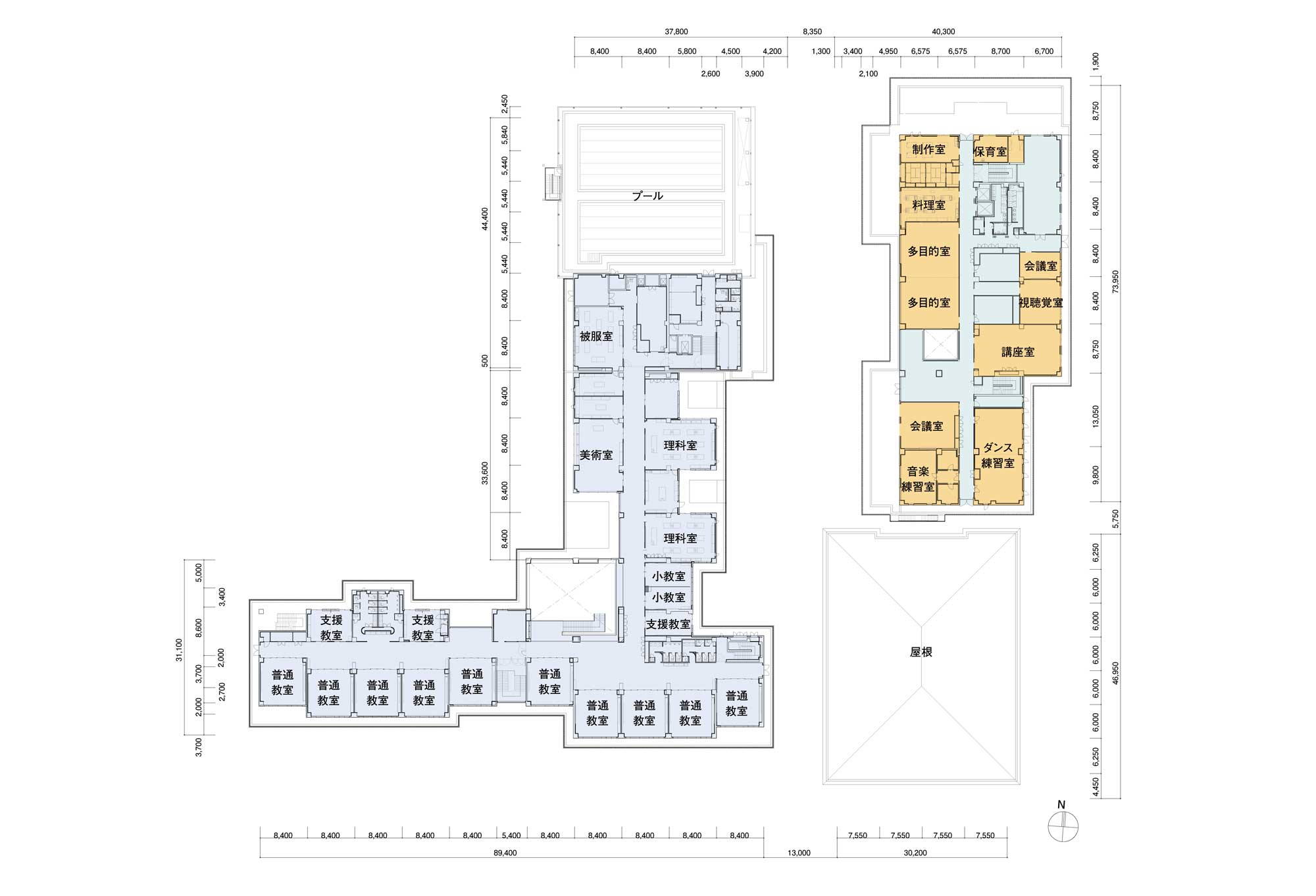 計画_03_平面｜4F(1：1500)